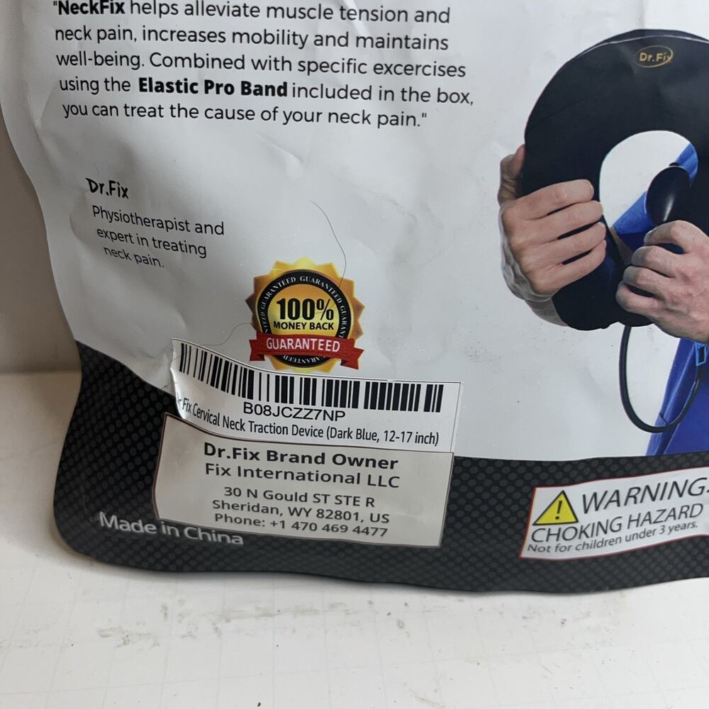 Dr. Fix Cervical Neck Traction Device – At-Home Neck Pain Relief - Picture 4 of 4